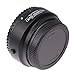 foto4easy Foto4easy Electronic Auto Focus AF Lens Mount Adapter for Canon EF EF-S Lens to Canon EOS M EF-M Mount Camera M1 M2 M3 M5 M6 M10 M50 M100 M200 M50 Mark II M6 Mark II, Black