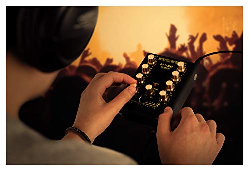 Pronomic DX-10 MKII DJ Mixer - kompakter 2-Kanal-DJ-Mixer mit zwei Line-Eingängen und 2-Band Equalizer - Mikrofoneingang… - Image 3