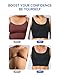 Compression Corest Chest Binder Slimming Tank Top for Hide GynecomastiaTransgender Tomboy Men Women (Black, X-Large)