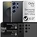 JETech Slim Case for Samsung Galaxy S25 Ultra 5G with Camera Lens Full Protection, Ultra-Thin Lightweight Matte Finish Minimalist Protective Phone Cover (Titanium Black)