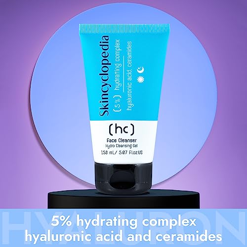 Skincyclopedia Face Wash for Dry Skin with 5% Hyaluronic Acid, Ceramides and Niacinamide - Image 2