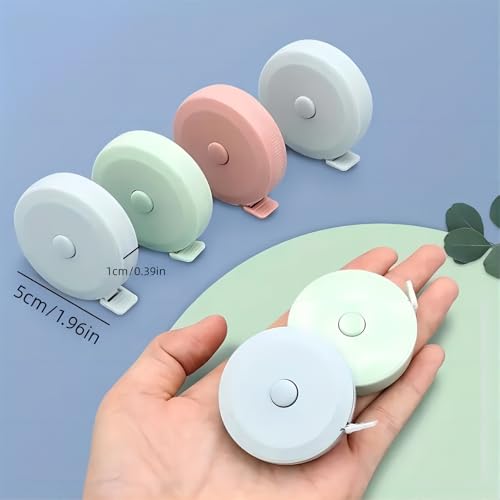 4 Cintas Métricas Mini Retráctiles 1.5 m miniatura 5