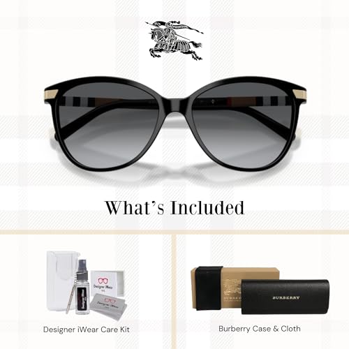 BURBERRY BE4216 Cateye Sunglasses For Women+BUNDLE with ACCESSORY EYEWEAR KIT3