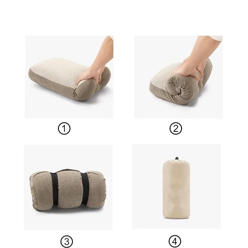 Oreiller de camping gonflable ultraléger for adulte, oreiller gonflable de, oreiller gonflable compact for dormir, coussin d'oreiller de de camping gonflable doux, coussin d'oreiller compressible ultr