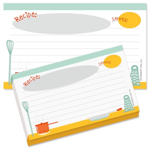 Current Kitchen Everyday Recipe Cards - 3x5 Inches, Single Sided
