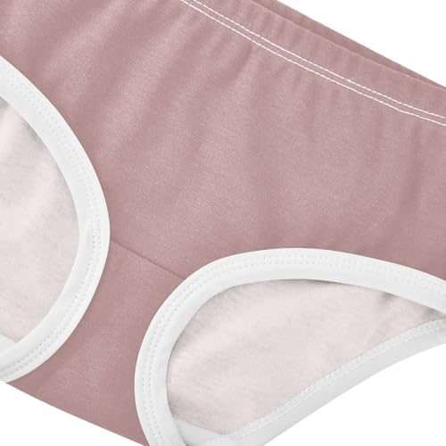 Joisal Aesthetic Girls Underwear Toddlers 2t Cotton Panties for Girl Rosy Brown Underpants Briefs4