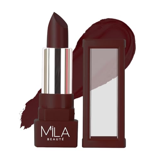 Image of MILA BEAUTE Matte Lipstick | Highly Pigmented & Lightweight Formula | Matte Finish | Gives Full Coverage | Shade -