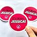 (3 Pcs) It's Me Jessica Sticker Sarcastic Motivational Sayings Humorous Quote Vinyl Decal for Kindle, Laptop, Water Bottle, Phone Hard Hat, Meme Quote Sticker 3 inch