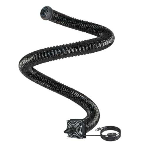 Car Air Vent Extender - 39.37in Portable Flexible Ventilation Booster Tube | Car Air Conditioner Extender ABS+aluminum Foil For 