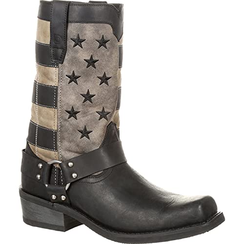 Image of Durango® Black Faded Flag Harness Boot Size 11(M)