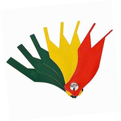 SOESFOUFU Car Brake Pad Measuring Instrument Metal Scale Brake Pad Measuring Ruler Disc Brake Pad Gauge Easy to Use