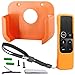 Produktbild Pinowu TV-Halterung kompatibel Mit Apple TV 4. und 4. Generation der 5. Generation, Wandhalterung mit Bonus Remote Abdeckung für TV 4th / 4K 5th Gen. (Orange)