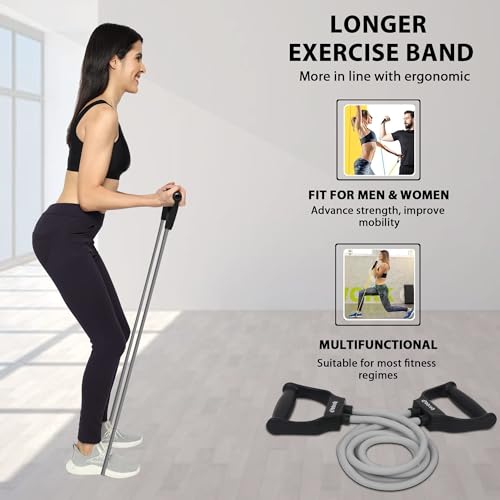 Oddish; Way To Fitness Tummy Trimmer Double Spring With Resistance Band Combo Pack For Men & Women - Ab Exercise Equipement, Abdominal Workout For Home & Gym Use - Stomach, Abs, Belly Exercise 6 41N0N68hiRL
