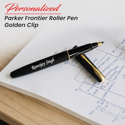Image of SAVRI Personalized Premium Parker Roller Pen | Pen with Name | Ideal for Gifting | Elegant Gift Any Occasion - Corporate Gift - Customized Branded Parker pen Birthday & Gift