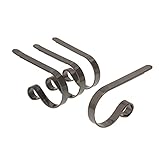 The Original MantleClip - 4 pack - Brushed Nickel