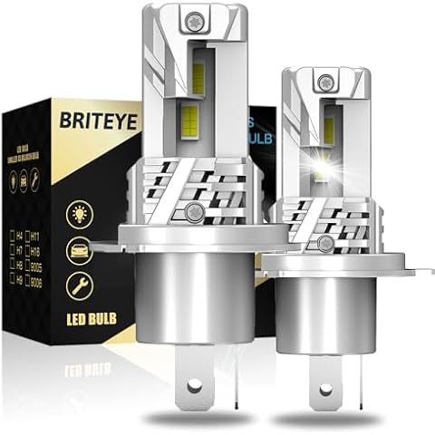 Briteye H4 LED Headlight Bulbs 60W 12000Lm Cover