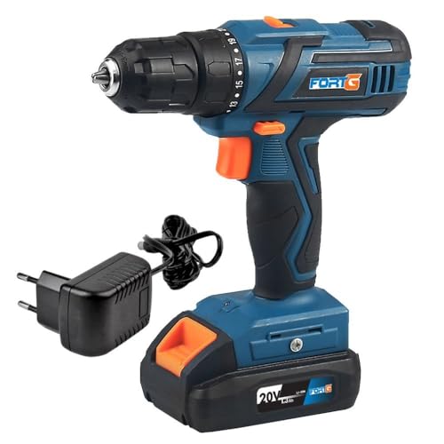 Parafusadeira Furadeira Bateria 20V MAX Lítio 3/8' Polegadas - Fortg
