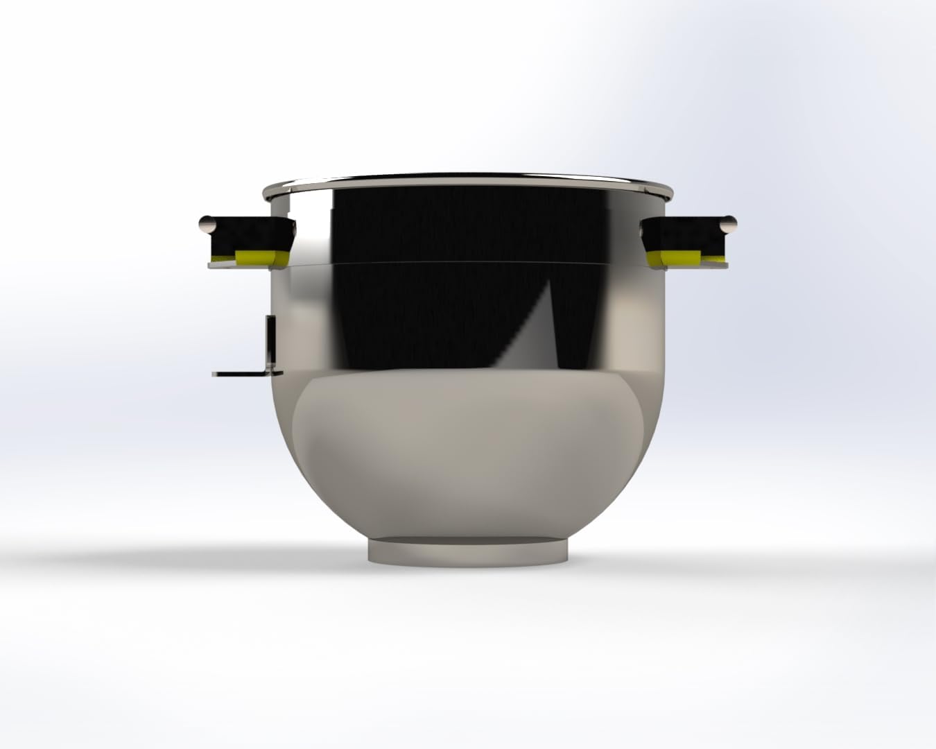 Hobart Legacy Mixer Stainless Steel Mixing Bowls for Kitchen – Durable, Rust-Resistant, Large Mixing Bowl for Cooking, Baking, and Food Prep – Stackable and Dishwasher Safe, 60 QT, HL600, HL600C