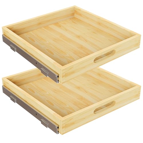 Pull-Out Cabinet Organizer Set with Soft Close Slides
