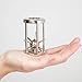 Bits and Pieces - Trapped Satellite Nerves of Steel Metal Brain Game Puzzle - Brain Teaser Puzzles for Adults - Spiked Ball in Steel Chamber - 3