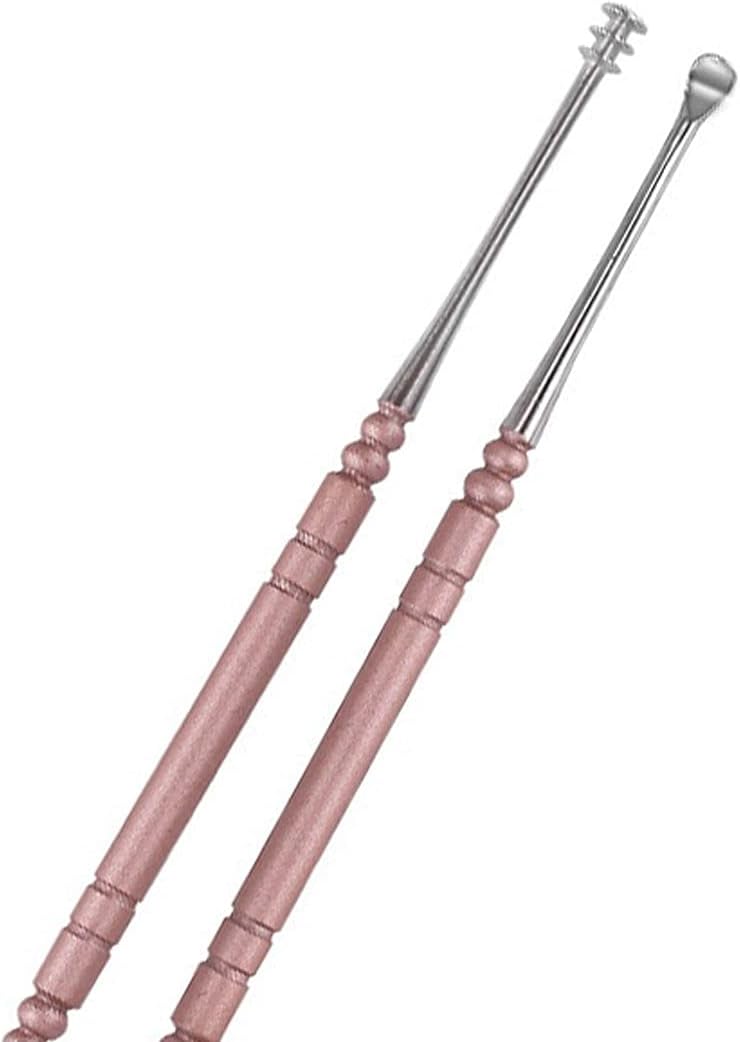 Earwax Removal 1/3Pcs Earwax Cleaner Earpick Ear Wax Removal Tool Portable Stainless Steel Remover Digger(3pcs)