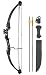 Leader Accessories Compound Bow Youth Bow 19-29lbs 24" - 26" Archery with Max Speed 129fps (Black)