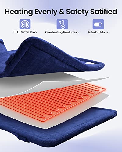 image for RENPHO Back Heating Pad for Pain Relief, Fathers Day Dad Gifts, Birthd
