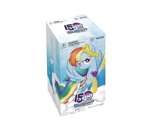 KAYOU My Little Pony Friendship Eternal Cards, Moon Edition Series 2, English, 12 Blister Packs Display with Promo Card, Anniversary Celebration Theme