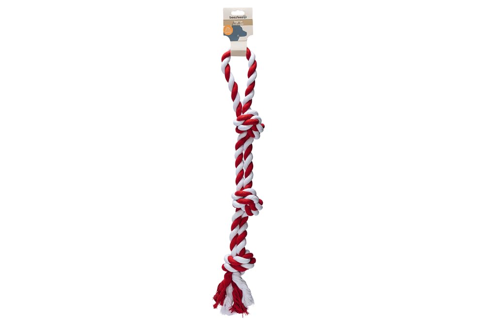 Beeztees Köpek Oyuncağı, Çift Düğümlü Diş İpi, 63x11x11cm, 600gr