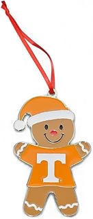 Tennessee Volunteers Gingerbread Man Metal Christmas Ornament