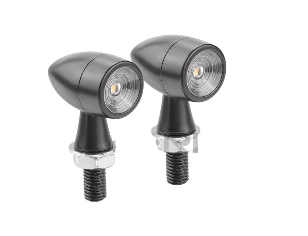 Intermitentes para Motocicleta 4 Unidades Mini Luces LED de Intermitente ámbar Intermitentes luz Intermitente luz LED para Motocicleta.