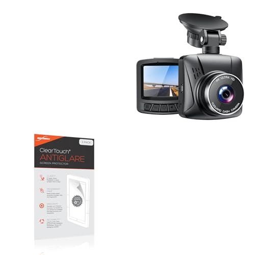 BoxWave Screen Protector Compatible with CamPark CE564K (2 in) - ClearTouch Anti-Glare (2-Pack), Anti-Fingerprint Matte Film Skin