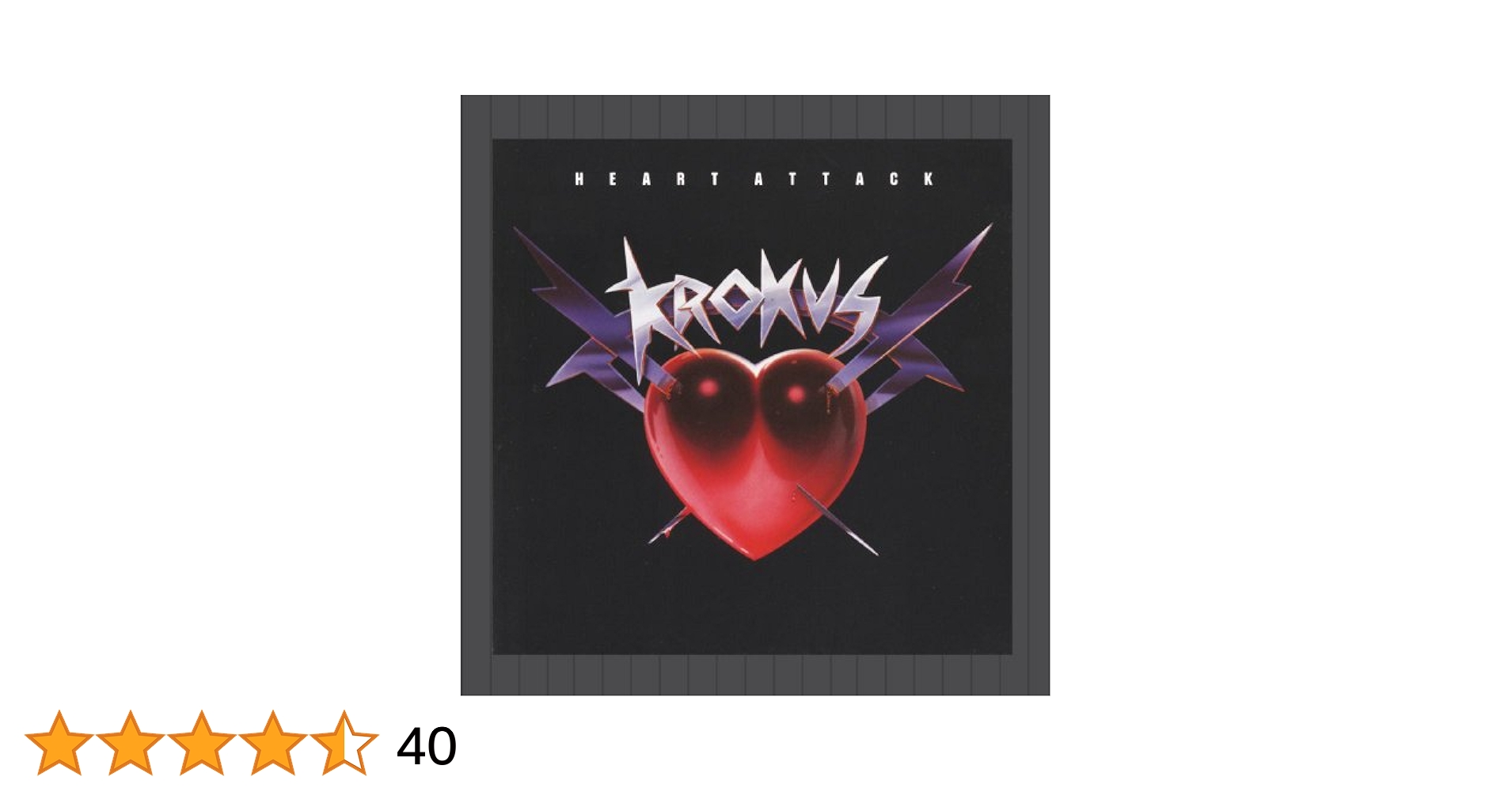 KROKUS / クロークス / HEART ATTACK / 1988年（Amazon.co.jp