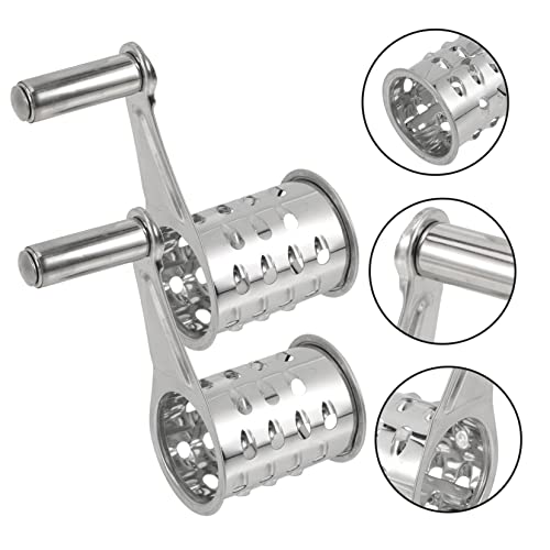 2 ralladores giratorios manuales para queso miniatura 7