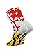 TCK Maryland Flag Crew Socks (White, X-Large)