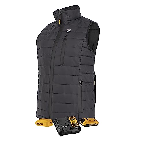 DEWALT Womens Standard Lightweight Puffer Heated Vest Kit Black Medium by DEWALT - Used condition - US$89.52