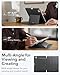 ESR for iPad Pro 13 Inch Case (M5/M4) 2025/2024, Vertical Stand Cover, Multi Stand Angles, Ultra-Stable Case with Pencil Holder, Flip Series, Black