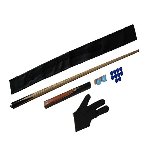LGB Combo of Riley Quater VACCUM Joint Glossy Finish Snooker N Billiards CUE with CUE Cover,Glove,Chalk Holder,Two TIP N Two Chalk (B07H1XWT71) Amazon Price History, Amazon Price Tracker