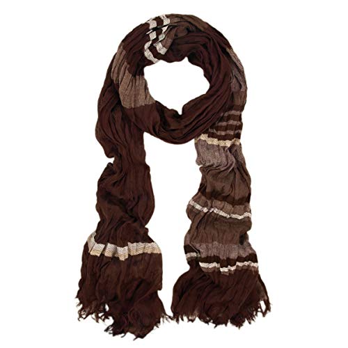 TrendsBlue Premium Multi Striped Scarf