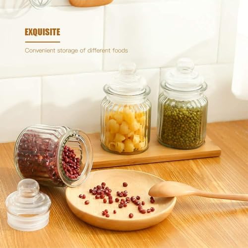 Image of Inovique 350ML Airtight Glass Pop Jar Set of 10
