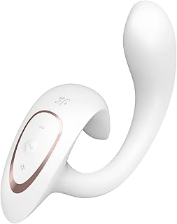 Satisfyer G for Goddess 1 | 16,5 cm | Vibrador de conejo | Estimulación del clítoris y del punto G | 12 programas de vibración | Resistente al agua (IPX7), color:blanco
