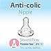 Dr. Brown’s Natural Flow Preemie Flow Narrow Baby Bottle Silicone Nipple, Slowest Flow, 0m+, 100% Silicone Bottle Nipple, 6 Count(Pack of 1)