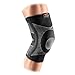 McDavid 4 Way Elastic Knee Sleeve with Gel Buttress and Stays, X-Large, Black