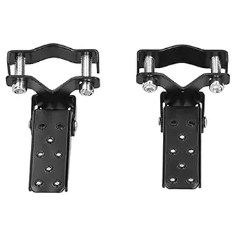 Foot Rest, Foldable Motorcycle Footpegs High Strength for Outdoor for Scooters for Motorcycle for Electric Bicycles