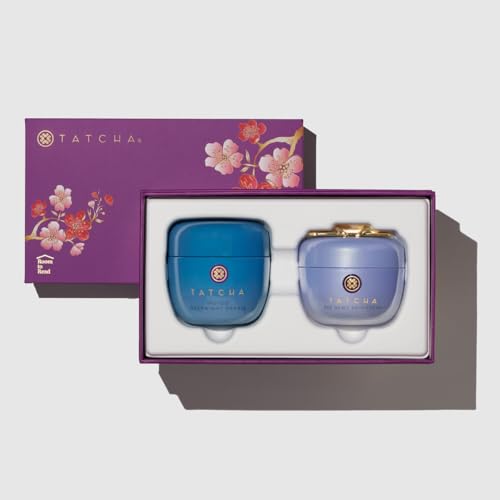 Tatcha Replenishing Nourishment Duo: AM + PM Set, Dewy Skin Cream...