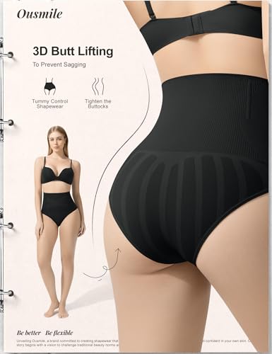 Image of Shapewear Tummy Control Underwear for Women High Waist Panties | Body Shaping Panty Girdle,Breathable No Rolling Briefs for Under Dress