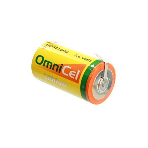 OmniCel ER34615HD 3.6V 13Ah Size D Lithium Battery with Tabs by Omnicel