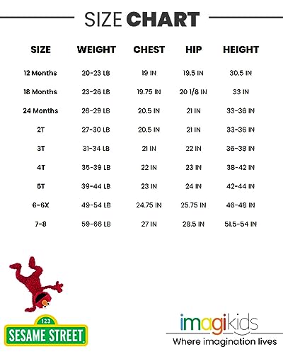 Sesame Street Elmo Baby Girls French Terry Pullover Sweatshirt Red 24 Months #TOP6