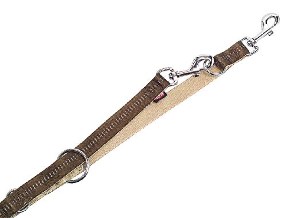 Nobby Training Leash Soft Grip, 200 cm/ 20 mm, Brown