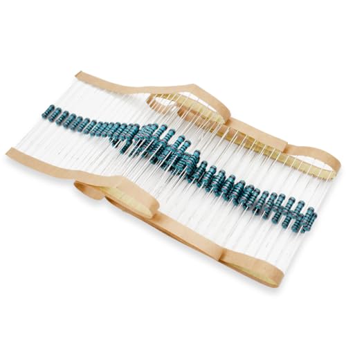 Innfeeltech 100 piezas 1 / 2w 1% tolerancia 200 Ohm resistencia de película metálica proyecto DIY y experimento